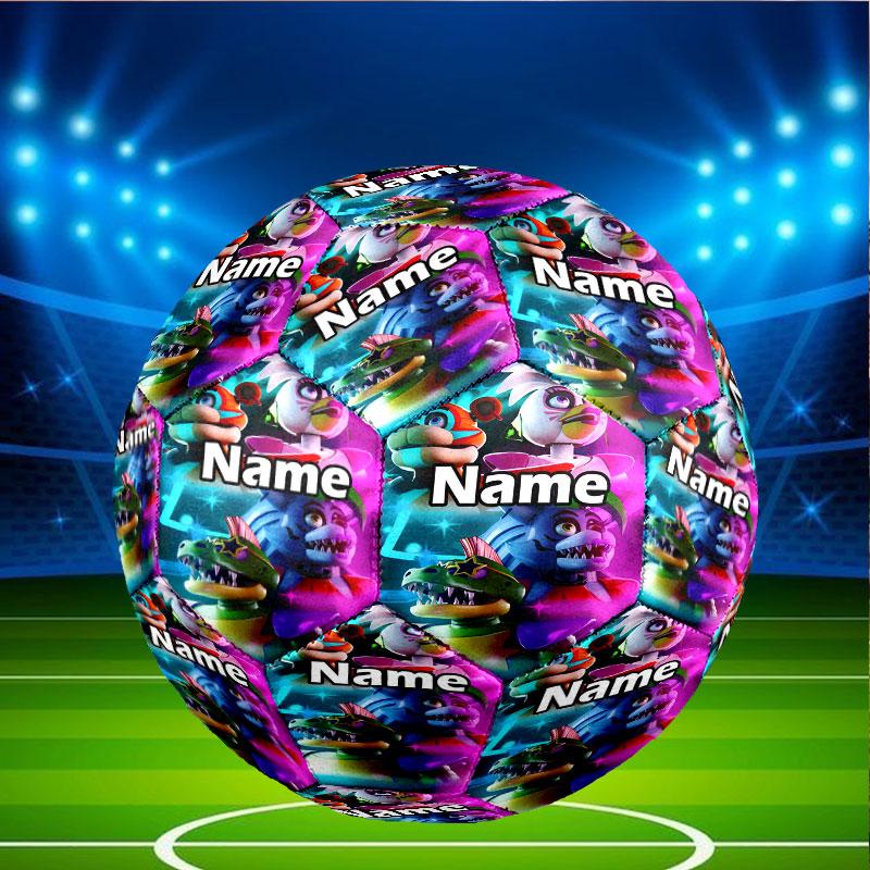Custom Name Personalized Five Nights At Freddy's Print Size 5 Soccer Ball Training & Match Football, for Team, Kicking, Gift for Football Enthusiasts
