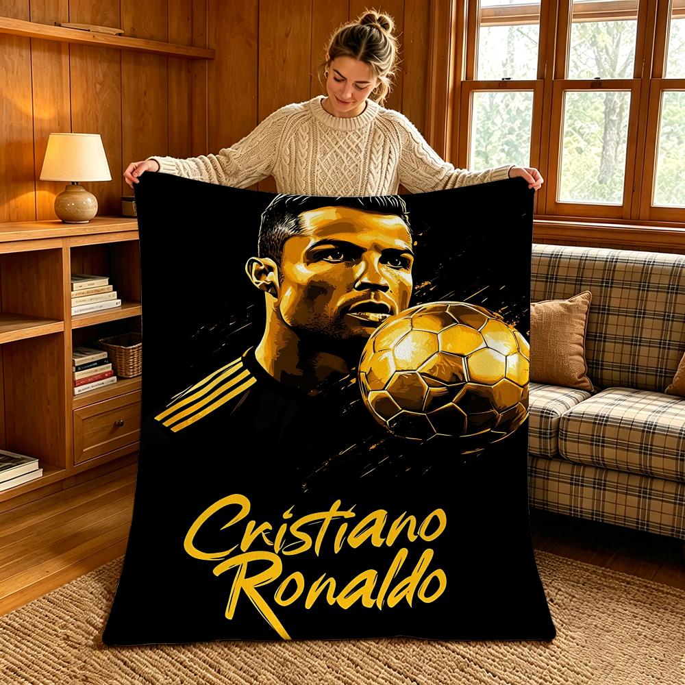 Sports C-Cristiano Ronaldos Throw Warm And Soft Suitable For Bedroom Living Room Sofa Bed Office Travel Camping