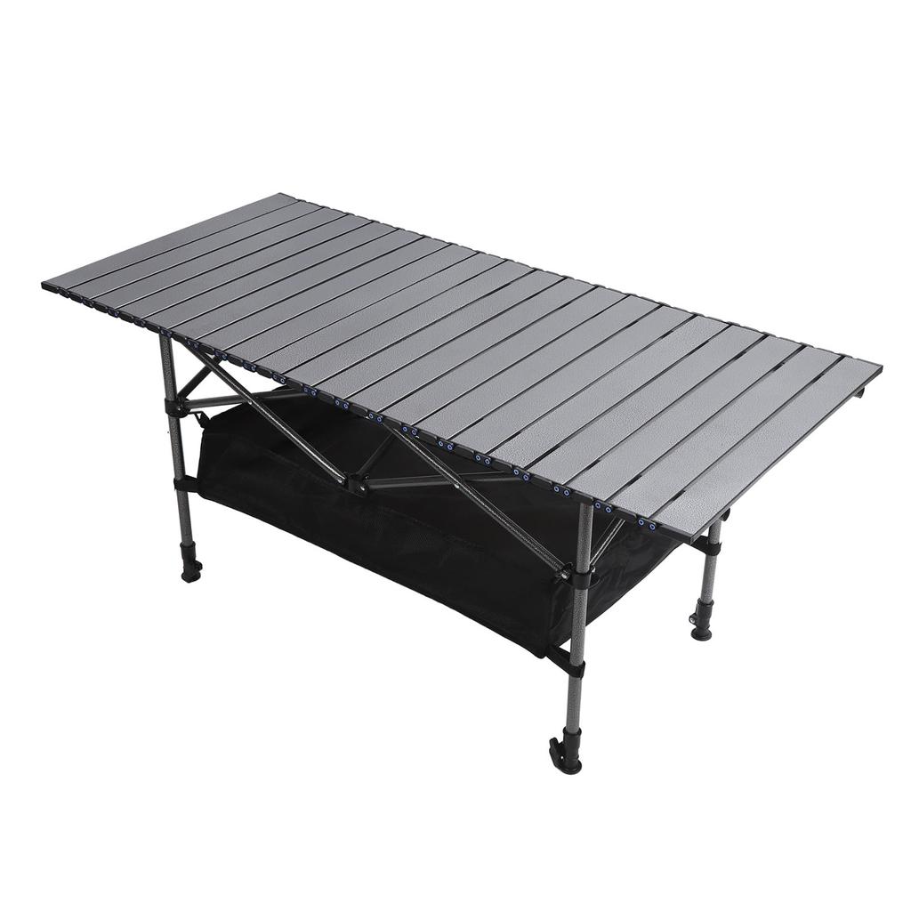 Outdoor Compact Folding Table Carbon Steel Multifunctional Portable Camping Table