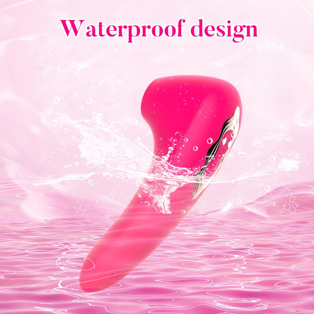 Rechargeable 10-Mode Mini Suction Massager for Breast & Clitoris