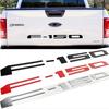 1pc F150 Ford Raptor Pickup Truck Logo, 2021 Ford Raptor Rear Trunk Logo, ABS Tail Logo Groove Letter Style Car Sticker, F150 Pickup Truck Label