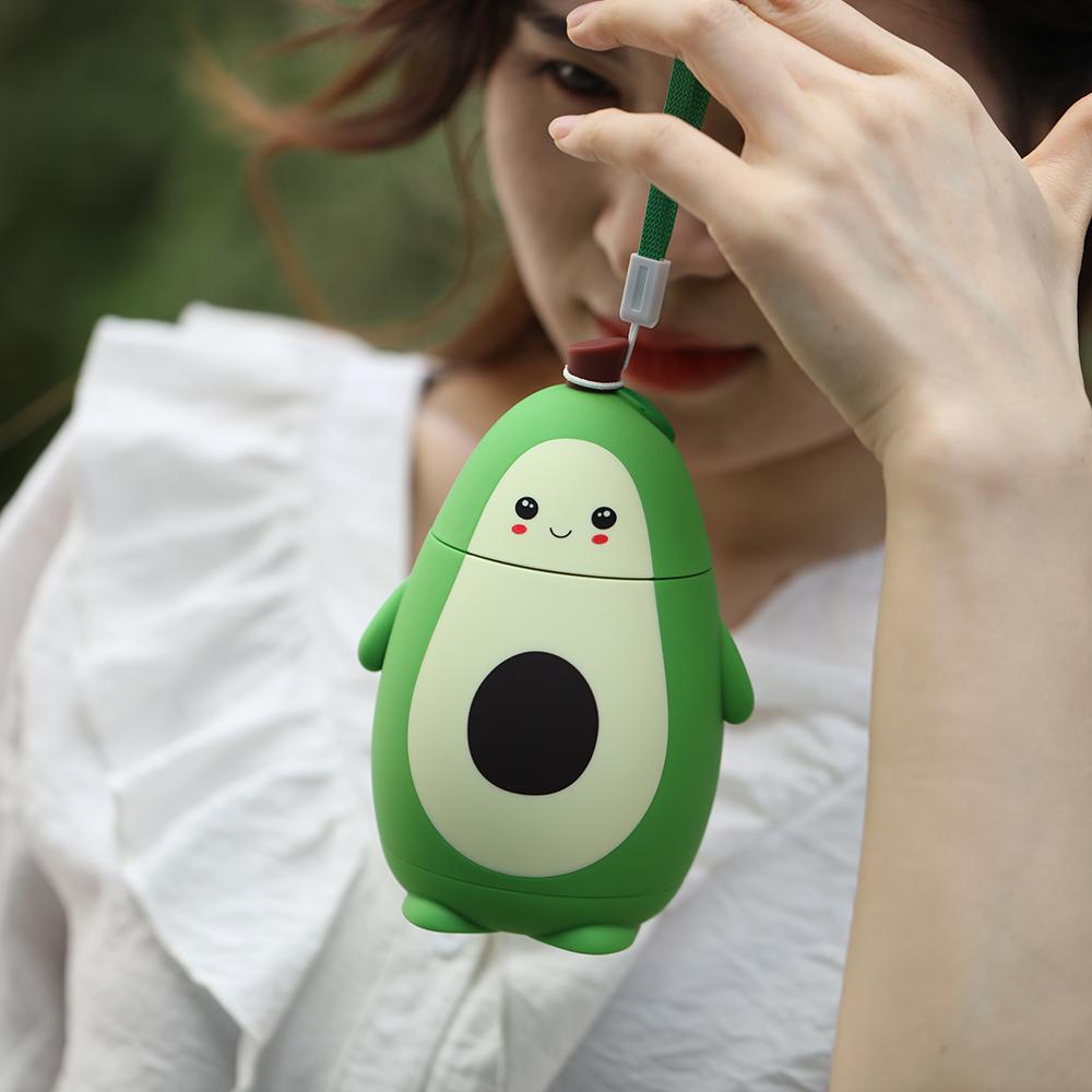 Cartoon Portable Kitchen Accessories Drinkware Drinking Cups Juice Cup Avocado Water Bottle Kettle