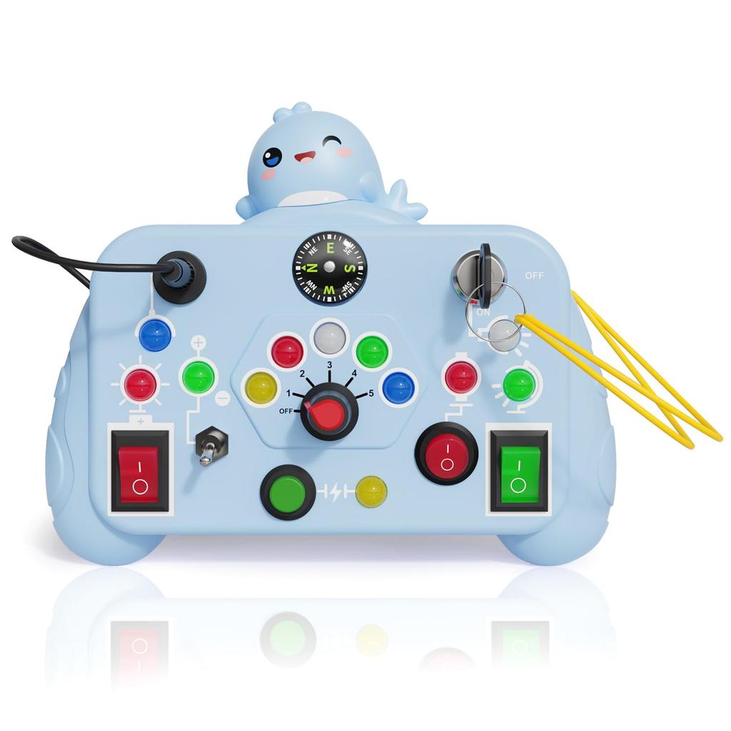 Children'S Puzzle Busy Machine Montessori Early Education Cognitive Game Hand Eye Coordination Fun Exploration Toy