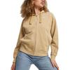 Puma Hanorac sport casual, cu fermoar, imprimeu cu logo, jachete femei Camel 679597-84