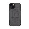 Coque antichoc pour iPhone 13 - Noir - Protection optimale - Support intégré - anti choc robuste
