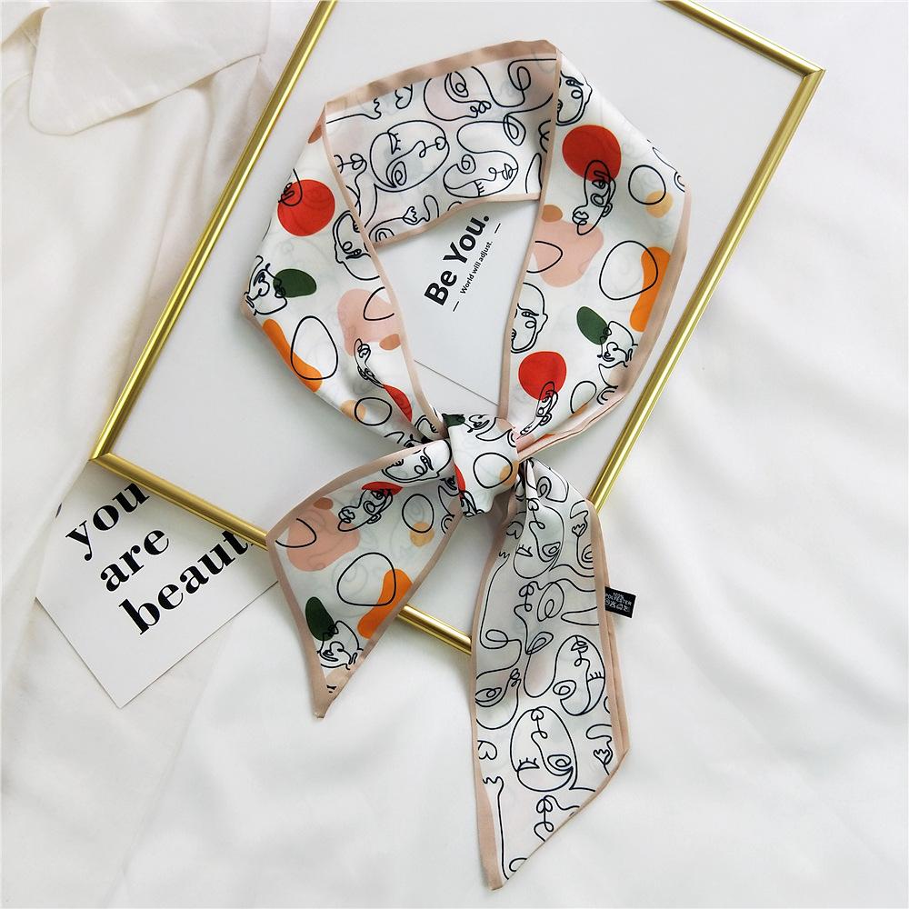 Neue Schals Seidenschals Damen Frühlings- und Herbstsaison Lange dekorative professionelle Schals Sommer Dünne Stile gepaart mit stilvollen Hemden
