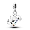 925 Sterling Silver Charms Beads Animal Pendant Dangle Fit Necklace Bracelet Gift Women Party