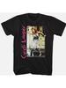 Camiseta Gráfica Cindy Lauper Shes Too Unusual Design Vibrante Pop Rock Algodão Manga Curta Pura Roupa de Rua para Casal Top