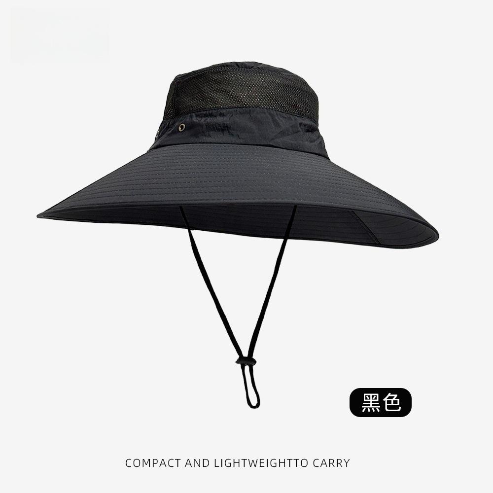 Sonnenhüte für Herren Damen Fischerhut UPF-Schutz Breiter Rand Fischerhut Atmungsaktiv Schnelltrocknend Wasserabweisend Outdoor Wandern Strand Reisen Sommerhüte
