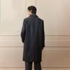 Jack & Jones Men's Wool Blend Double-Breasted Overcoat