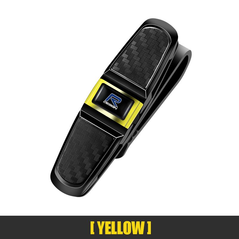 

Car Glasses Clip Sun Visor Eyeglasses Sunglasses Holder Auto Interior Accessories For Volvo Rdesign V60 V40 XC90 S60 C30 V50 V70
