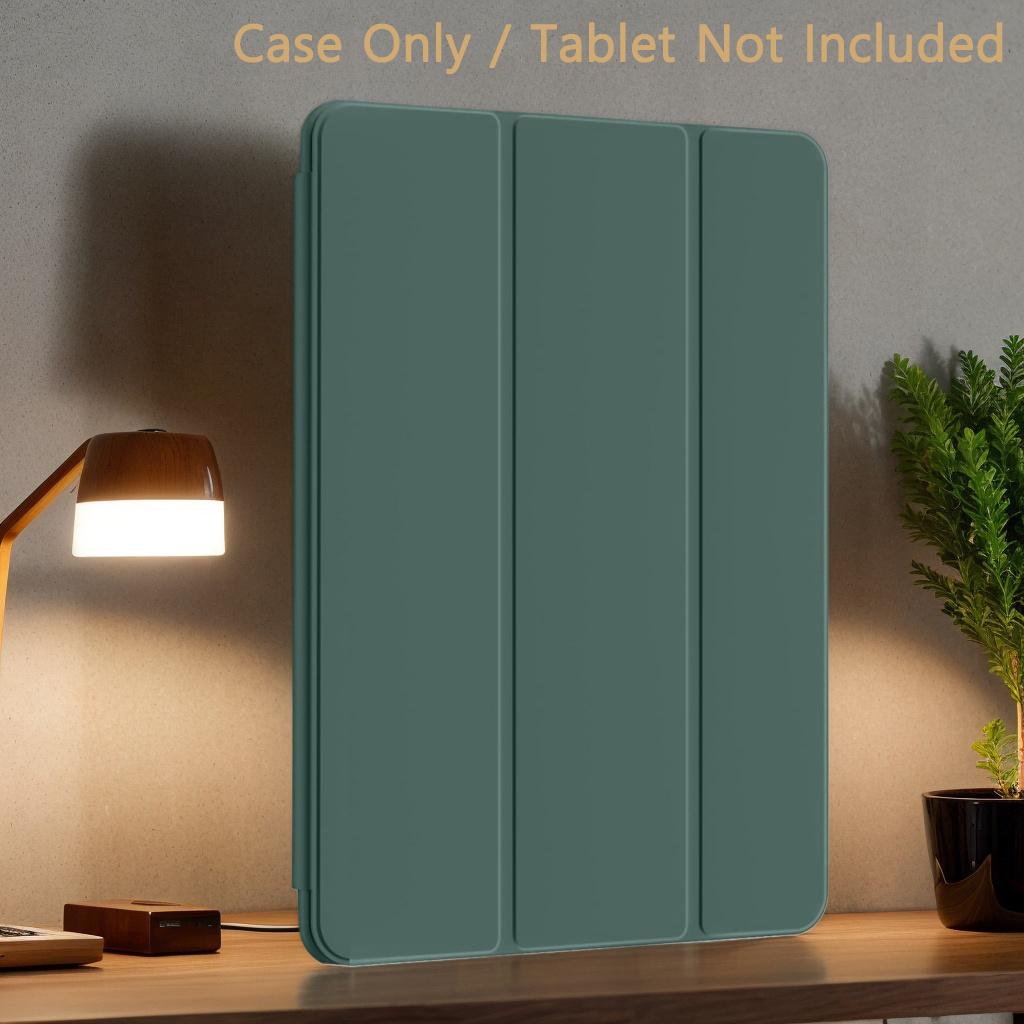 Case for Samsung Galaxy Tab A7/A8/A9/A11 Lite Plus 8.7 10.4 10.5 11 X230 X130 X210 X200 T500 T220 X110 Magnetic Flip Smart Cover A11 8.7 X130 темно-зеленого