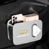 Auto-Taschentücherbox-Halter Leder Auto-Türseite Armlehne Serviettenbox Rücksitz-Tasche Für Chevrolet Spark Captiva Cruze Tracker Epica Z71