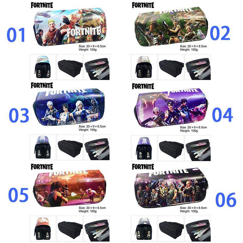 Pencil Bag Zipper Pen Case Cosmetic Pouch School Stationery Bag Storage