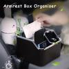 Multi functional car storage box, cup holder, tissue box, car armrest box, phone holder, multi-layer storage box