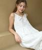 WIOE Masha Cotton Sleeveless Dress_White
