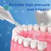 HOMZY Household High Pressure Oral Irrigator Portable Teeth Clean Water Dental Floss Manual High Pressure Water Toothpick
