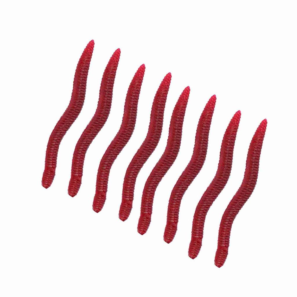 Fishing Lure 4cm Soft Insects False Earthworm Sea Bait Bloodworm Lures Artificial Baits