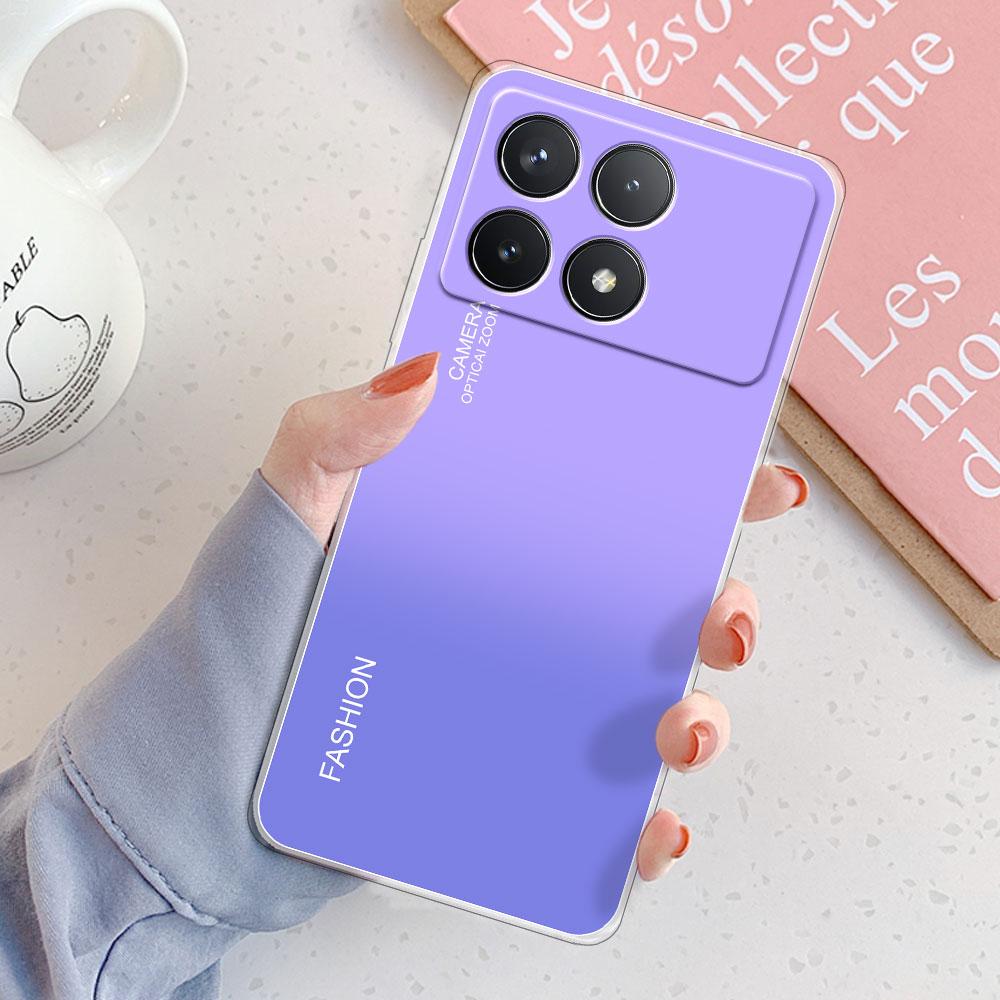 Pour Xiaomi Poco F6 Pro Coque Pour Xiaomi Poco M6 4G Housse Anti-choc Transparente Souple Silicone Coque de Téléphone sur Xiaomi PocoF6 Mode Funda