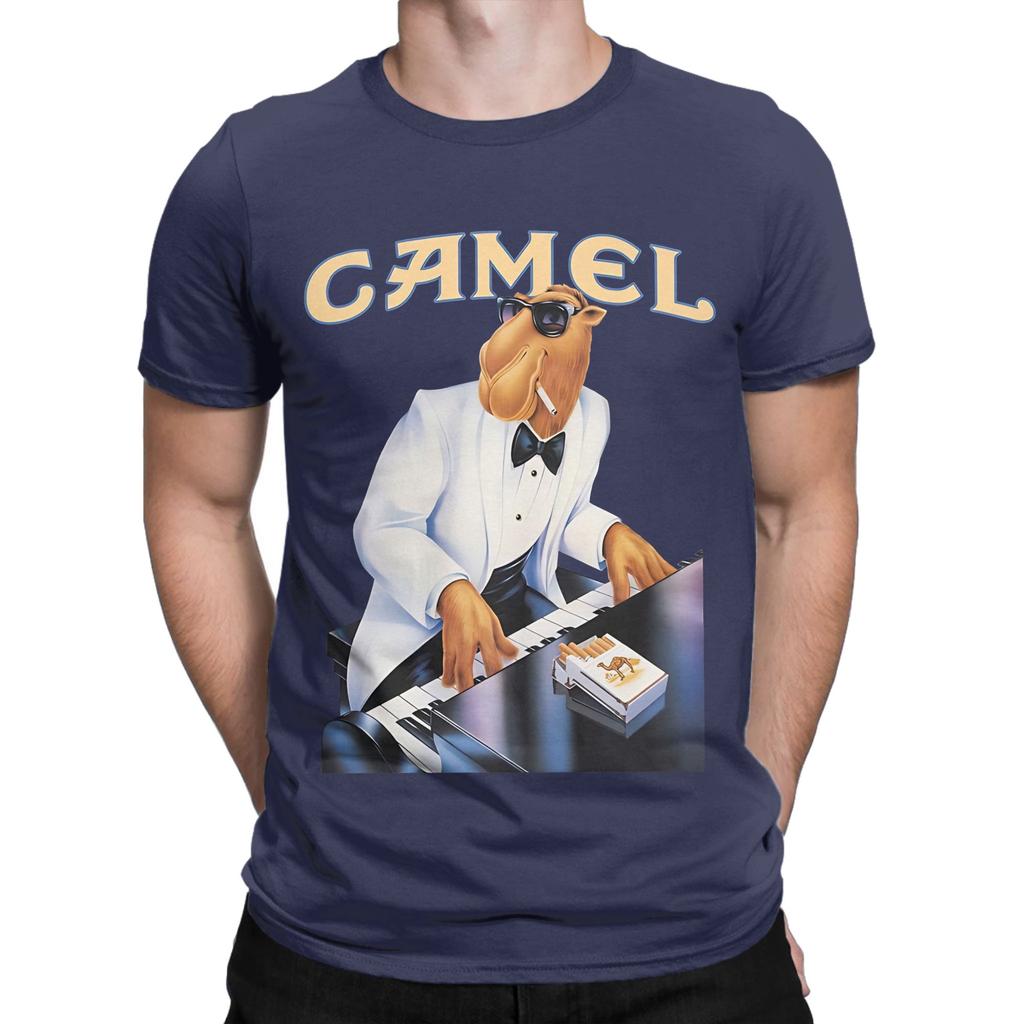 Joe Camel Playing Piano Funny Camel Cigarette Novelty 100 Cotton Tshirt Camel Tees Tops For Unisex