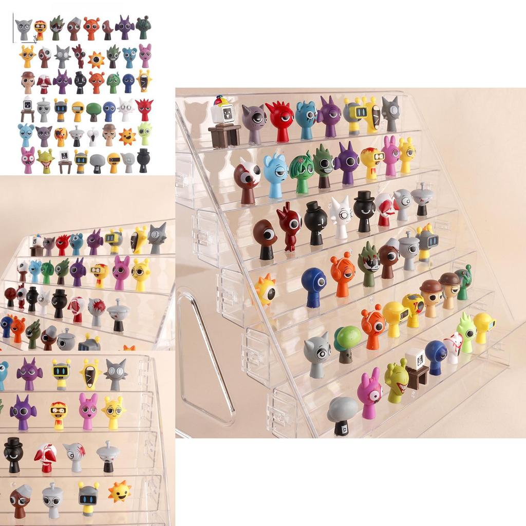 Sprunki Animal Music Box Collection Pvc Toy For Kids Playroom Decor