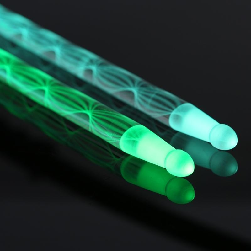 Light Up Drum Sticks 13 Color Changing Led Drumsticks Replacement Acrylic Luminous Drumsticks Drum Accessories