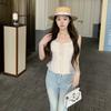 Sweet Lace Sling Vest Women's New Design Sense Niche Outer Wear Slim Tube Top Sweet and Spicy