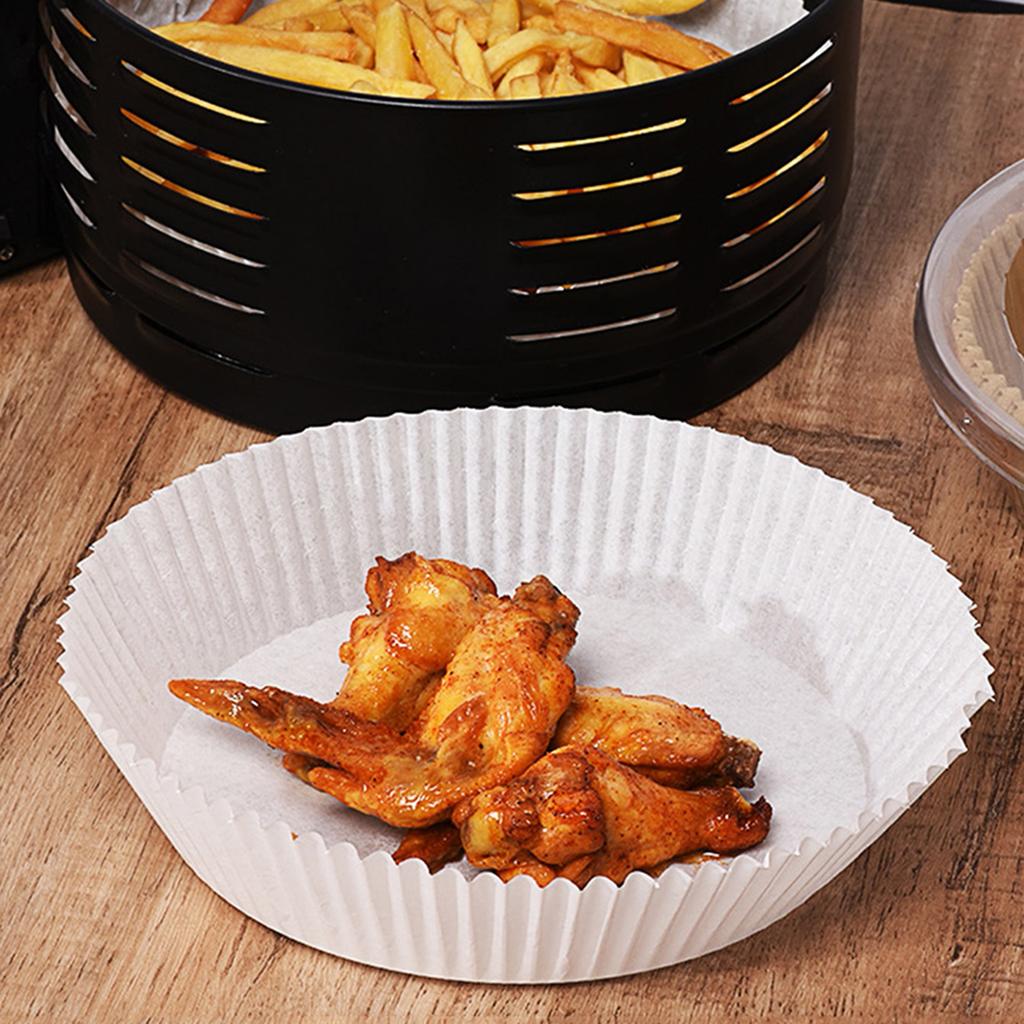 30pcs Air Fryer Paper Special Paper Food Grade Oil Absorbing Paper Barbecue Baking Silicone Oil Paper Non Stick Pot Pad