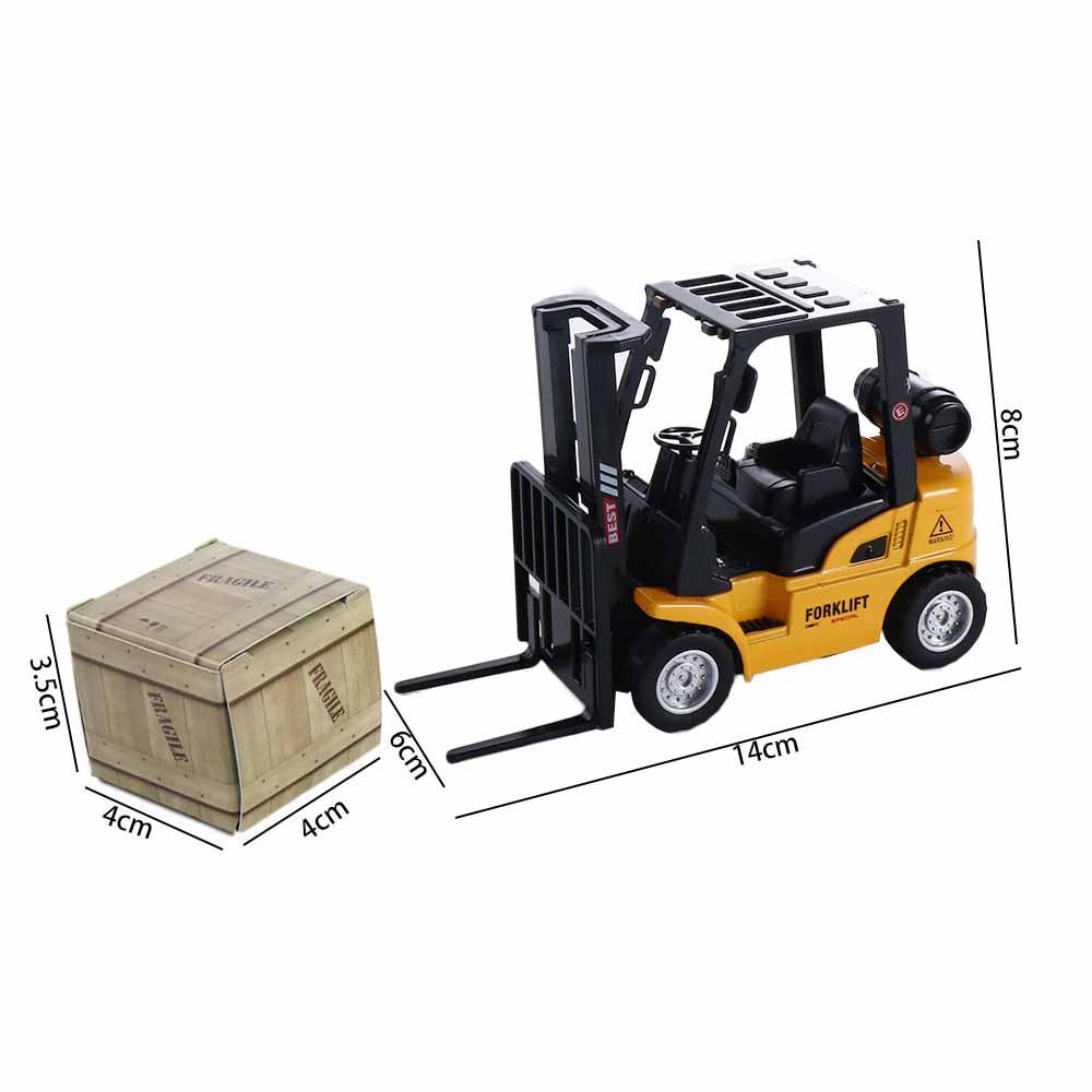 Children Engineering Car Toy Large Bulldozer Toy Vehicle Construction Die-Cast Model Forklift Friction ToyExcavator Toy