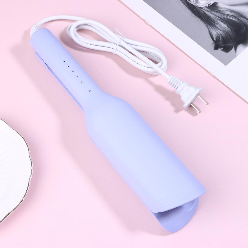 32Mm Electric Curling Iron Lambswool Curling Tool Long Lasting Styling French Anti-Flame Design For Wide Deep Waves