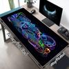 Neon Xl Gaming Mouse Pad Nonslip Rubber Base Stitched Edge Waterproof Desk Mat For Pc Laptop Gamer Office Computer Accessories C92752