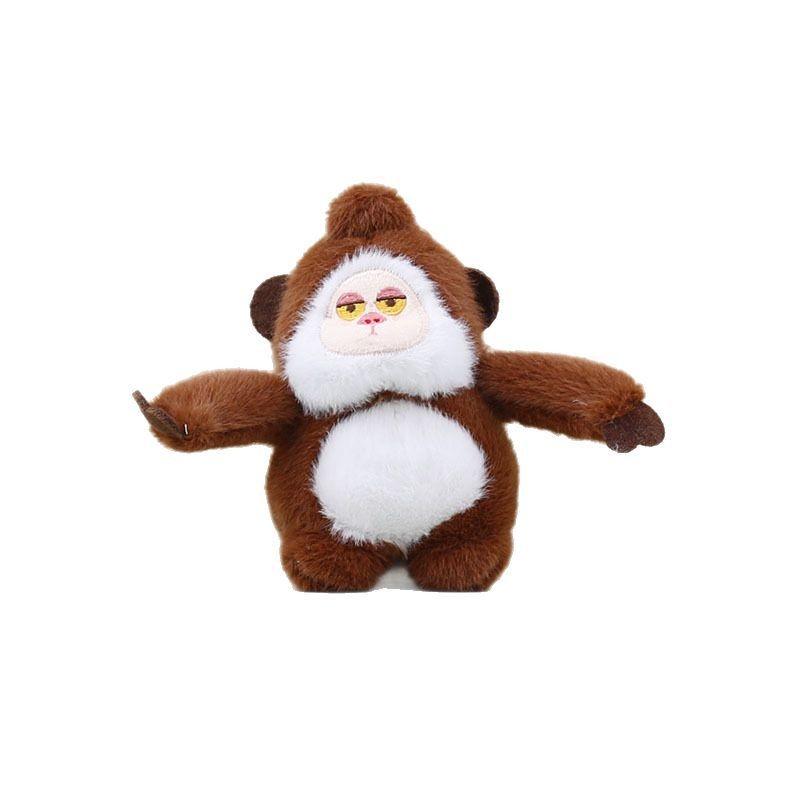 King Cute Kong Keychain Cartoon Stuffed Monkey Plush Toy Perfect Keyring Doll