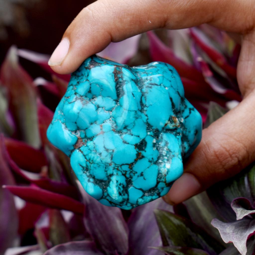 Natural Blue Turquoise Uncut Rough 380Ct CERTIFIED Loose Gemstone For Collection