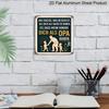 2D Flat - 1pc, Decorative Plaque and Ornament, Family Affection Theme, Retro Art Design, Suitable for Living Room, Study, Bedroom, and Home Decor