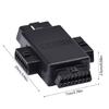 Univeral OBD2 Interface Male to 3 Female New Wear-Resistant OBD2 Adapter 16Pin