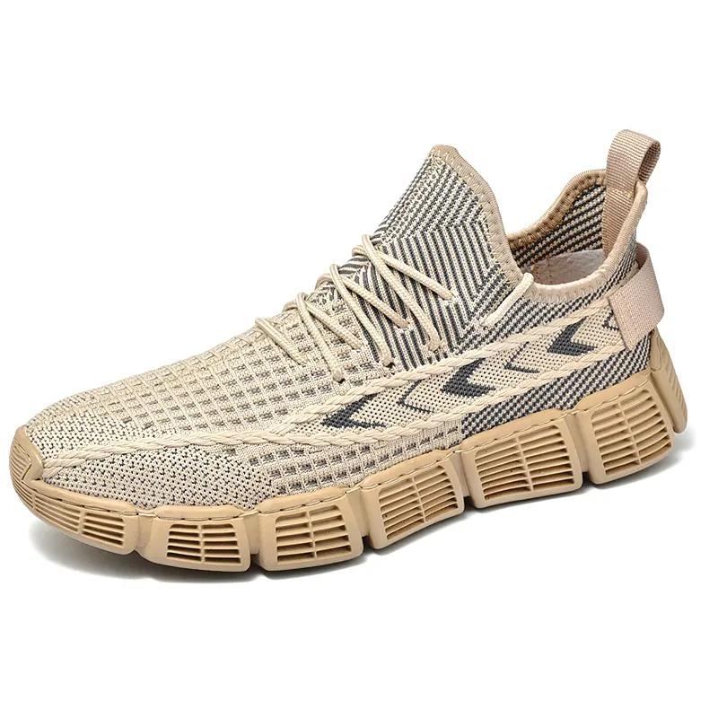 Men's Casual Shoes Breathable Flying Woven Sneakers