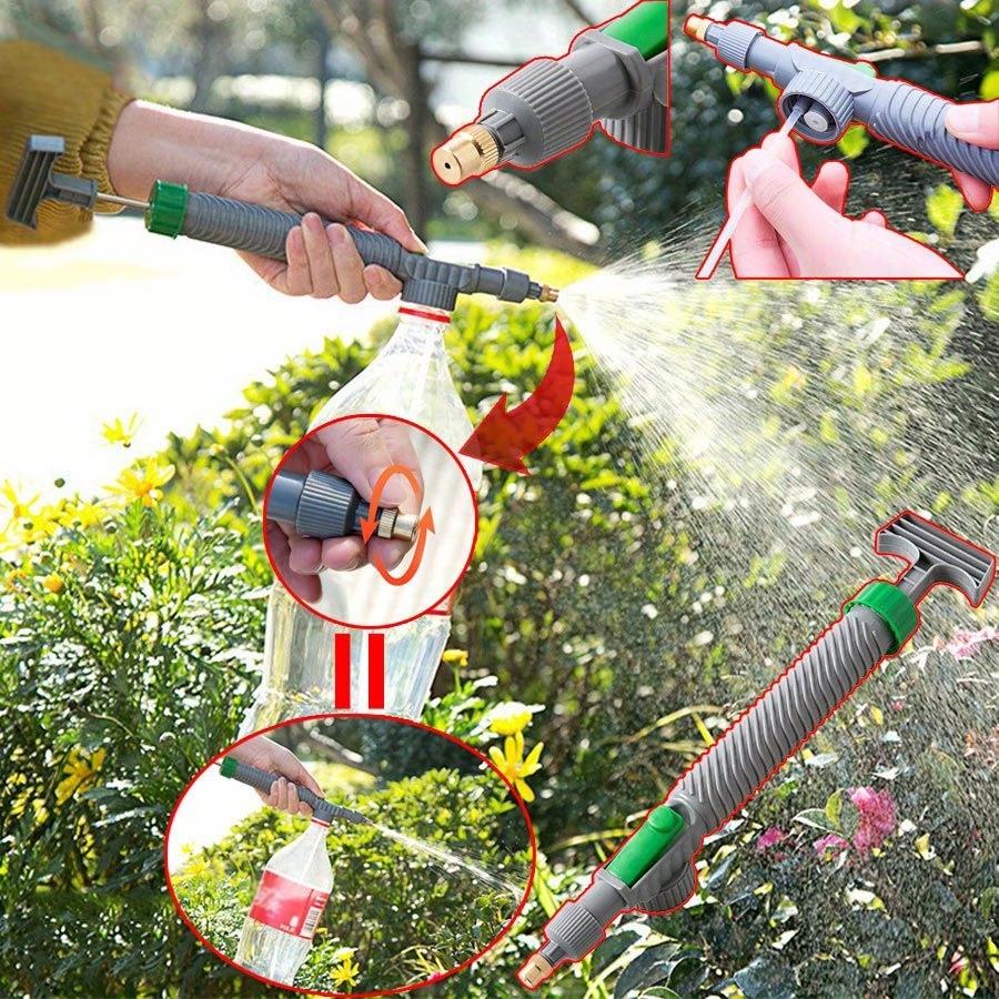 Universal Composite Pull-Type Sprayer Bottle Garden Water Gun Portable Plastic Spray For Lawn Yard Plants Gardening Accessories