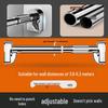 Retractable No-Drill Balcony Clothes Drying Rod, 304 Stainless Steel Hanger for Home Use