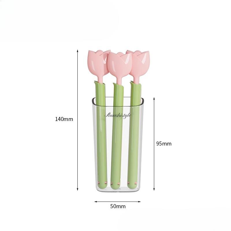 

Клипса для запечатывания тюльпана, для сохранения картофеля фри и закусок, кухонная, бытовая, магнитная, клипса-магнит на холодильник розовый