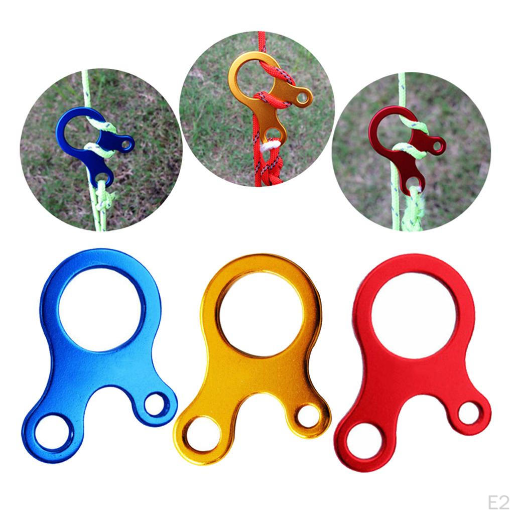 Rope Tensioner Guyline Cord Adjuster Wind Buckle Lightweight for Camping Backpacking Picnic