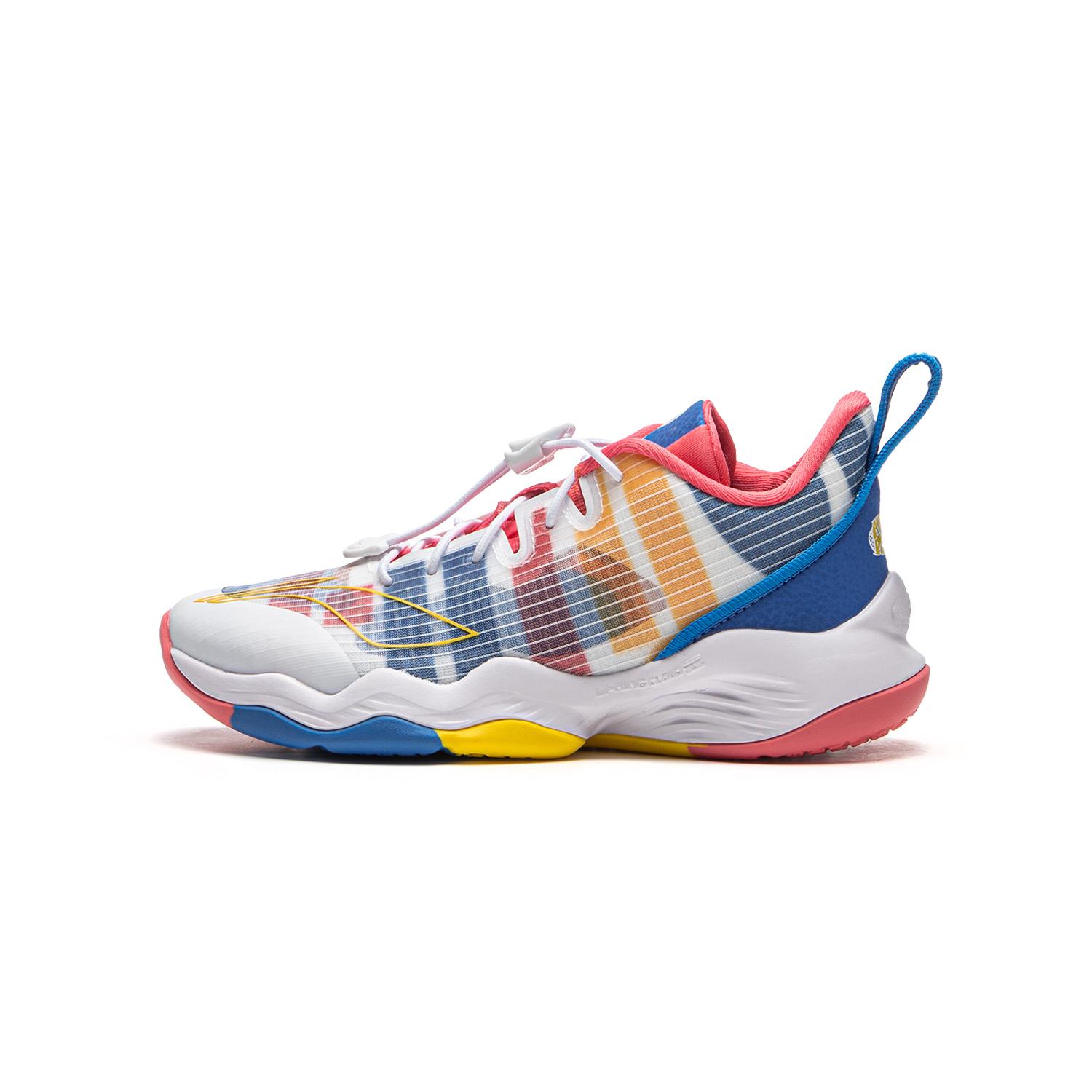 

Li Ning Детская Мода Тренд Спорт Универсальный Амортизация Отскок Низкий Верх Баскетбольные Кроссовки Детские кроссовки Белый Ново-Французский-Синий YKBS046-21 37