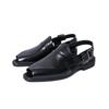 Fashion Beach Mens Slip On Shoes New Men's PU Leather Sandals Lightweight Walking Shoes for Summer Outdoor Luxury Sandals Classic Flats