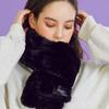 KOLEAT WOMEN Daily Warm Heating Fur Scarf [BLACK] Winter Muffler ver.
