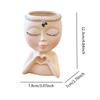 Girl Pen Holder Decorative Item Gift Functional Desk Storage Makeup Brush Container for Bedroom
