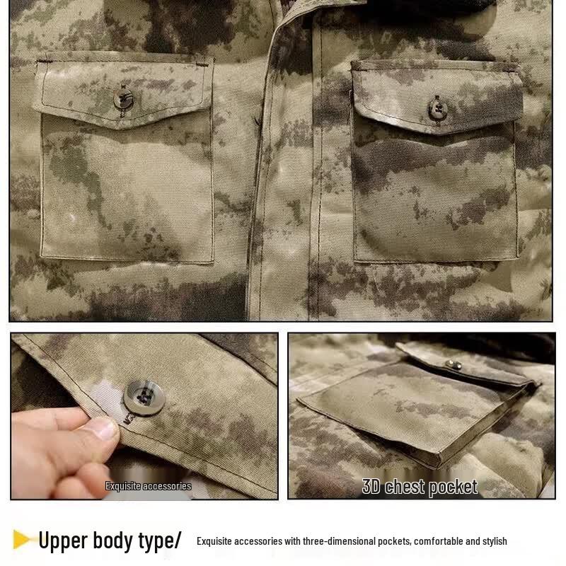 Men's Winter Camouflage Waterproof Padded Parka