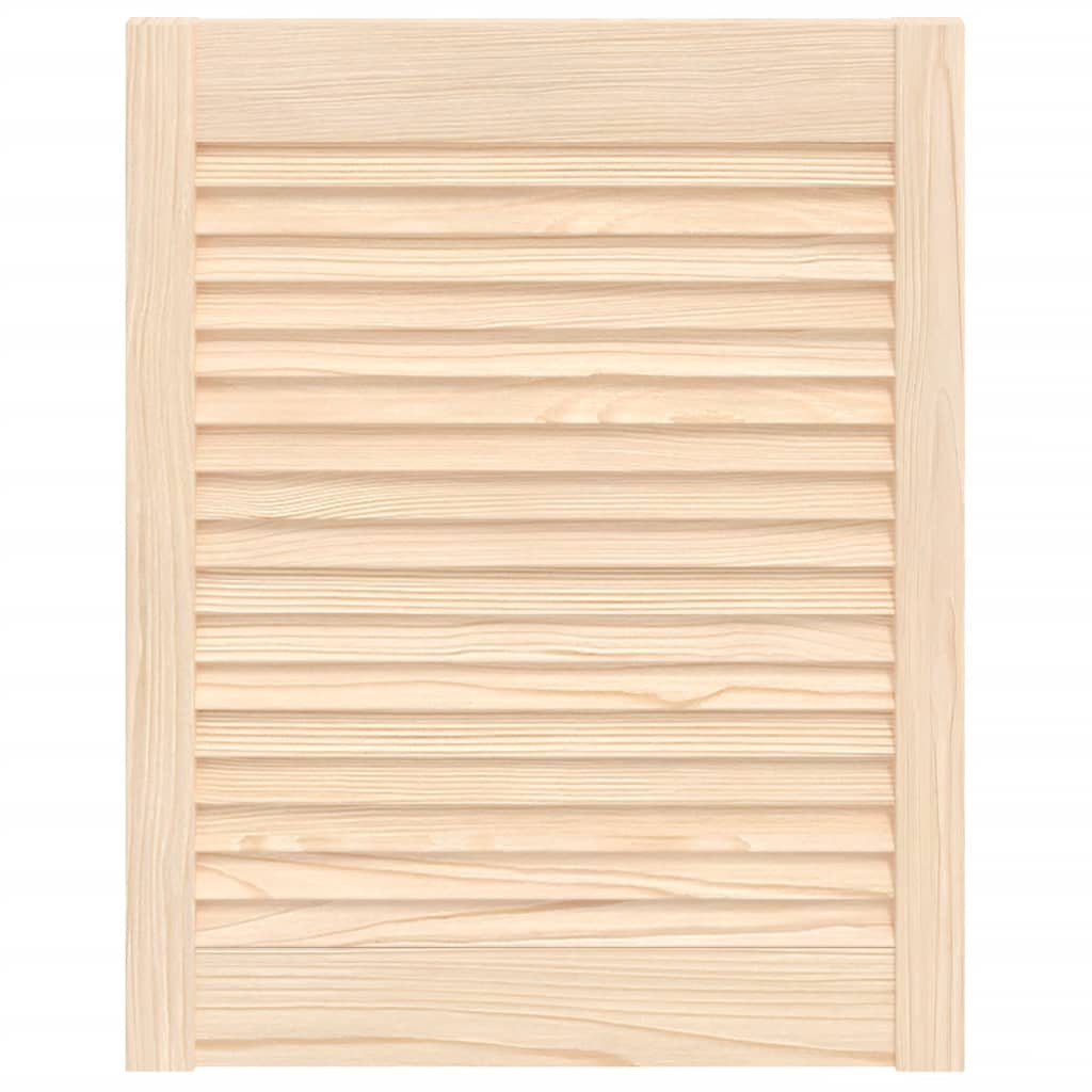Slatted Design Cabinet Door 61.5 X 49.4 Cm Solid Pine Wood