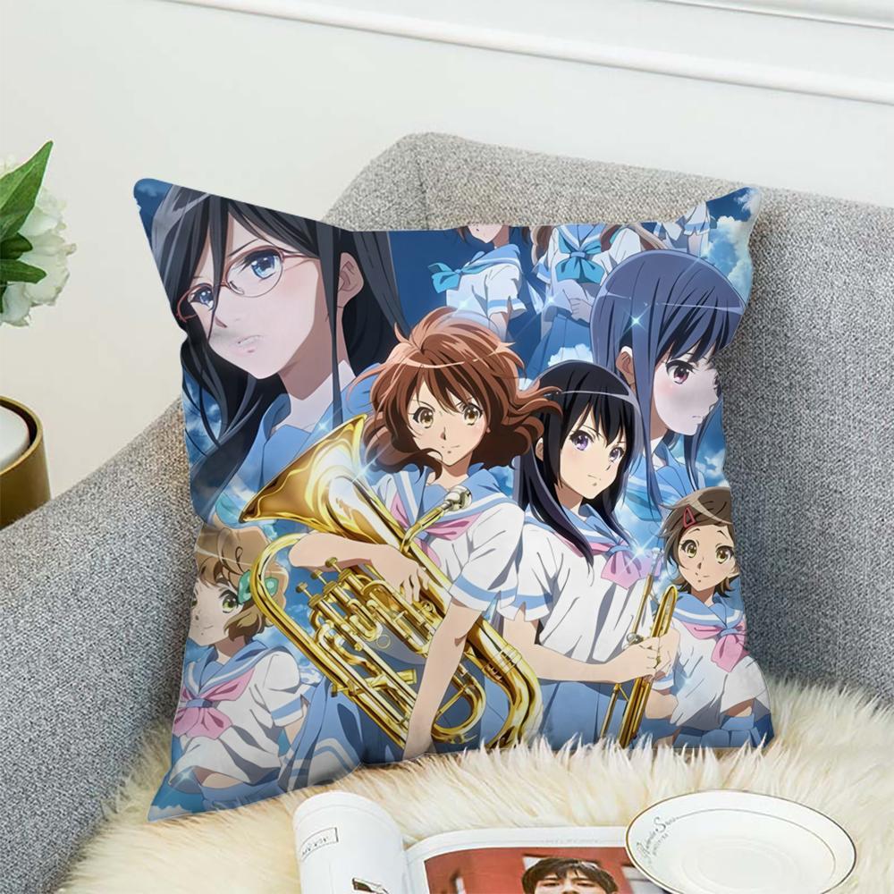 Sound Euphonium 3 Pillow Case For Car Sofa Decorative Home Double-sided Print Plush Square Throw Pillow Cushion Cover