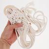White Flower Pot Mesh Bag Woven String Instrument Accessory Stand Storage Bag  Guitar Storage