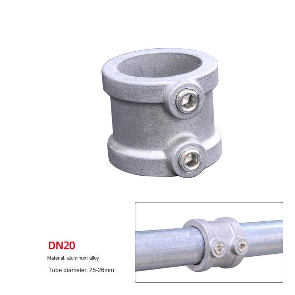 Fixed buckle Frame Fasteners Aluminum Alloy Steel Circular Pipe Connector  Steel Tube Shelf