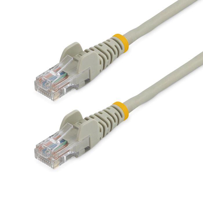 STARTECH Câble Réseau Cat5e UTP - Sans Crochet - 5 M - Cordon Ethernet RJ45 Anti-accroc - Câble Patch - M/M - Noir